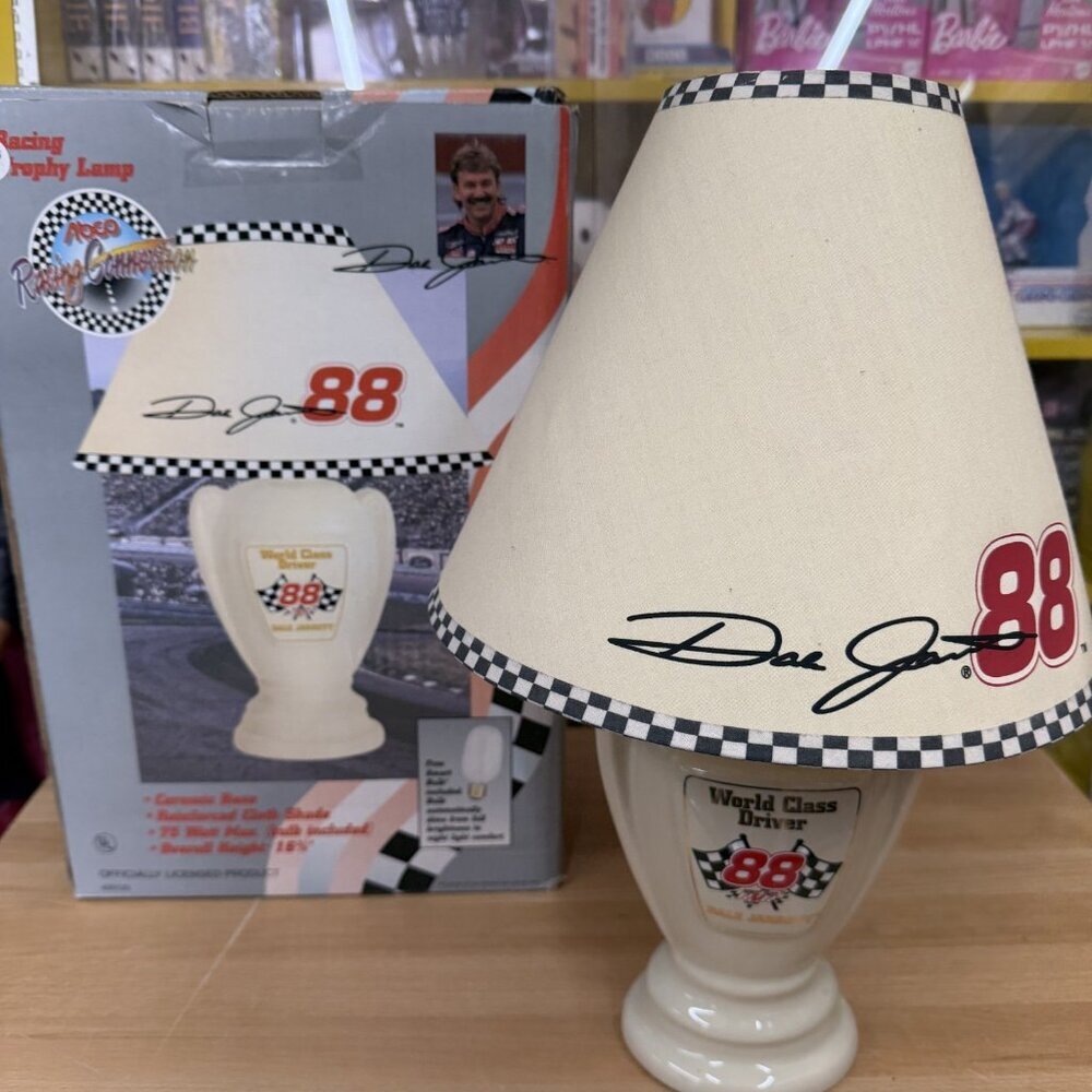 Vintage 90s Dale Earnhardt Lamp Racing Trophy Lamp #20123
